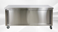 NSF 72in Stainless Steel Work Prep Table Cabinet HT-S-1800