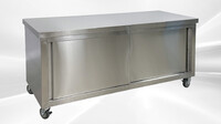 NSF 72in Stainless Steel Work Prep Table Cabinet HT-S-1800