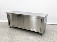 NSF 72in Stainless Steel Work Prep Table Cabinet HT-S-1800