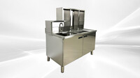 NSF 48 in Bar Bubble Tea WorkStation Hot Cold Water HT-M-1200