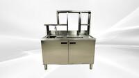 NSF 48 in Bar Bubble Tea WorkStation Hot Cold Water HT-M-1200