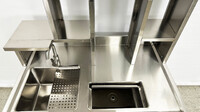 NSF 48 in Bar Bubble Tea WorkStation Hot Cold Water HT-M-1200