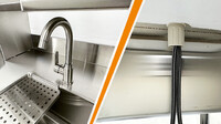 NSF 48 in Bar Bubble Tea WorkStation Hot Cold Water HT-M-1200