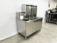 NSF 48 in Bar Bubble Tea WorkStation Hot Cold Water HT-M-1200