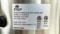 NSF 16 L Electric Coffee Urn Dispenser Maker CF-CUS200E