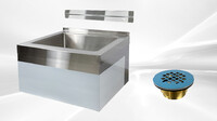 NSF Stainless Steel Floor Mop Sink 24 x 20 x 11 HN-FMS-16206