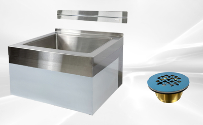 NSF Stainless Steel Floor Mop Sink 24 x 20 x 11 HN-FMS-16206