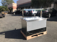 NSF salad buffet table open glass cold table SCLM248