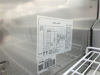 NSF salad buffet table open glass cold table SCLM248