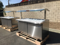NSF salad buffet table open glass cold table SCLM260