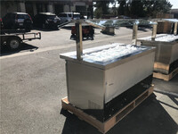 NSF salad buffet table open glass cold table SCLM260