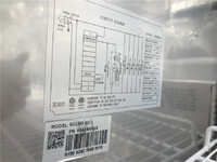 NSF salad buffet table open glass cold table SCLM372