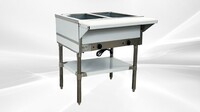 NSF 2 plate warmer and dry steam table 110v NH-2-120