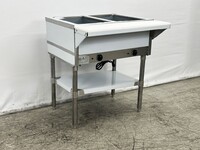 NSF 2 plate warmer and dry steam table 110v NH-2-120