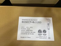 NSF Commercial Immersion Blender 350w+200mm