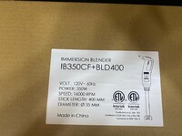 NSF Commercial Immersion Blender 350w+400mm