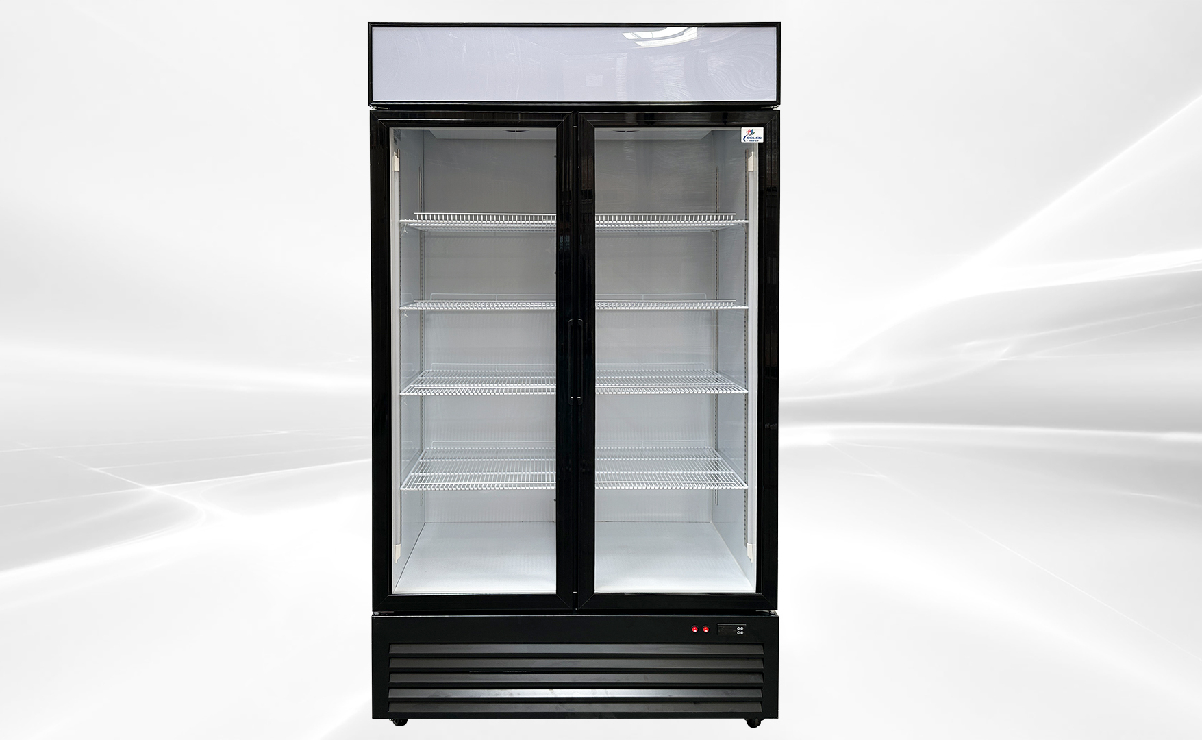 NSF 44 ins Two Glass Door Refrigerated Display Cooler GDC-35