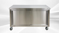 NSF 60in Stainless Steel Work Prep Table Cabinet HT-S-1500