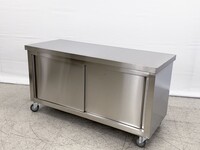 NSF 60in Stainless Steel Work Prep Table Cabinet HT-S-1500