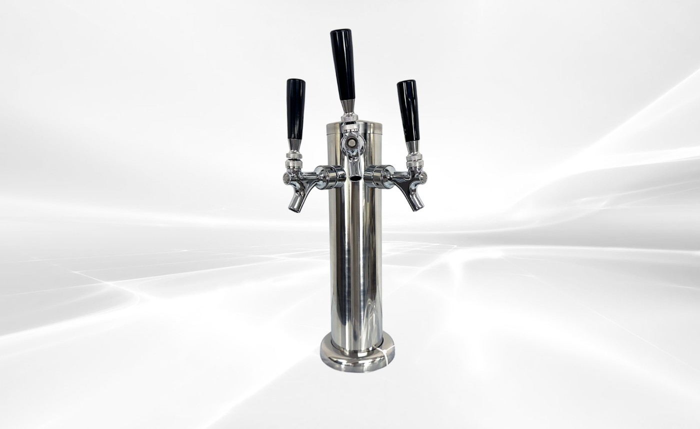 Triple Faucet Beer Kegerator Dispenser tap UUD3