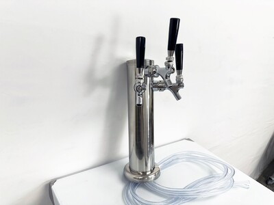 Triple Faucet Beer Kegerator Dispenser tap UUD3