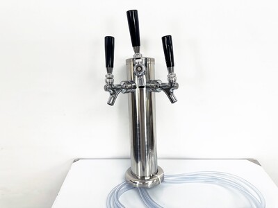 Triple Faucet Beer Kegerator Dispenser tap UUD3