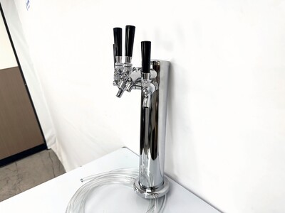 4 Tap Faucet Draft Beer Kegerator Tower UUD4