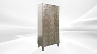 NSF 24 Door Stainless Steel Locker assembled HT-L-24