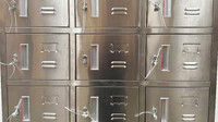 NSF 24 Door Stainless Steel Locker assembled HT-L-24