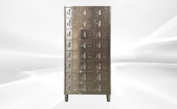 NSF 24 Door Stainless Steel Locker assembled HT-L-24