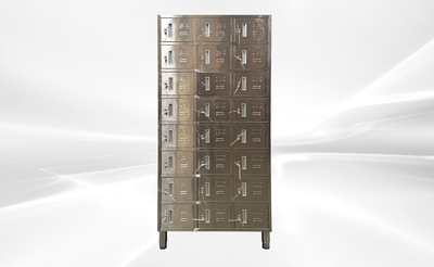NSF 24 Door Stainless Steel Locker assembled HT-L-24