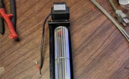 Refrigerator evaporator motor fan deposit