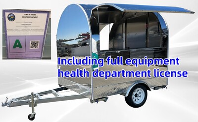 As is Health Department Certified Food Trailer FT42-CE