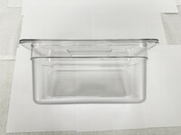1-3 Size Clear Polycarbonate Food Pan - 6 Deep with lid 10 set