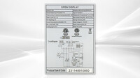 NSF 20 ins Refrigerator Open Air Display Merchandiser CF-220
