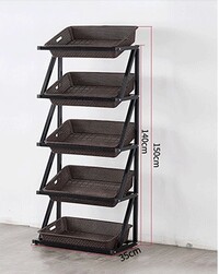 supermarket vegetable fruit Side display stand VFS80