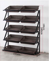 Fruit rack fruit shelf vegetable supermarket Display VFI160