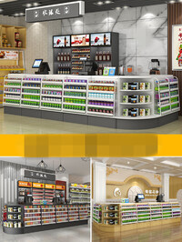 combination cashier counter one flat F