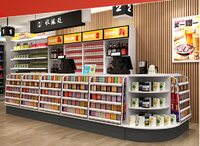 combination cashier counter one flat F