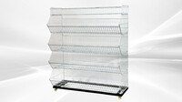5 layer Grid Shelf Shelves Retail Display 48*19*55