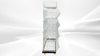 5 layer Grid Shelf Shelves Retail Display 48*19*55