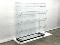5 layer Grid Shelf Shelves Retail Display 48*19*55
