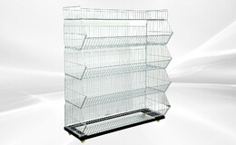 5 layer  Grid Shelf  Shelves Retail Display 48*19*55