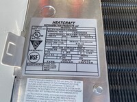 NSF walk in cooler condensing Refrigeration System 2HP made USA
