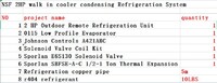NSF walk in cooler condensing Refrigeration System 2HP made USA