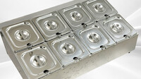 8 container 1-6 seasoning box condiment station CS16-8