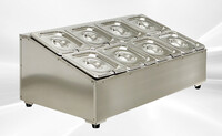 8 container 1-6 seasoning box condiment station CS16-8
