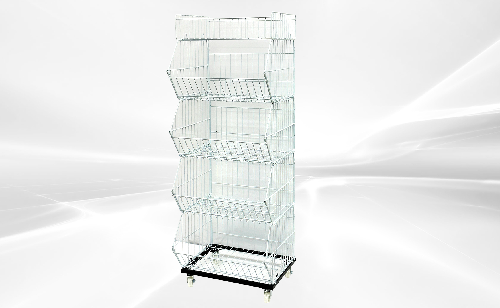 5 layer Grid Shelf Shelves Retail Display 20*19*55