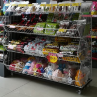 5 layer Grid Shelf Shelves Retail Display 20*19*55
