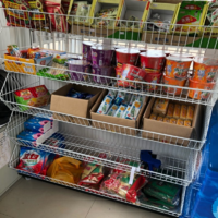 5 layer Grid Shelf Shelves Retail Display 20*19*55